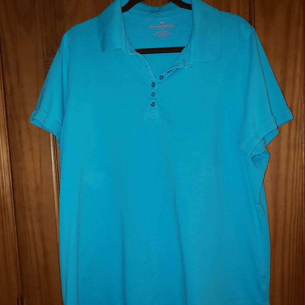 Woman Within Polo Shirt